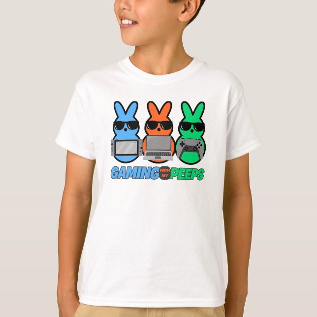 Camiseta Jogos com meus Peeps (Frente)