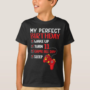 Camiseta Jogos De Aniversário Perfeitos Para 11