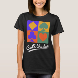 Camiseta Jogos de Cartão Chamam a Aposta