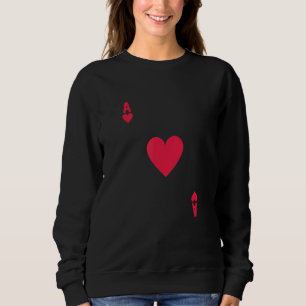 Camiseta Jogos de Cartão de Jogo do Poker Ace Heart