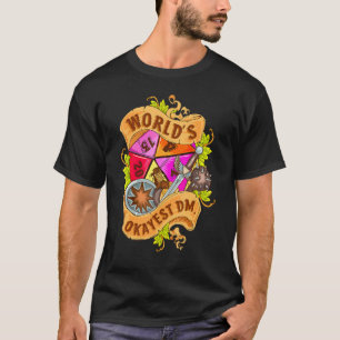Camiseta Jogos De Conselho Rpg De Jogos De Dm D20 Mais Ocup