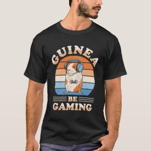 Camiseta Jogos de Consola do Jogador de Vídeo Guiné Pig