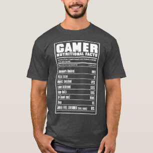 Camiseta Jogos de Fatos Nutricionais para Jogadores