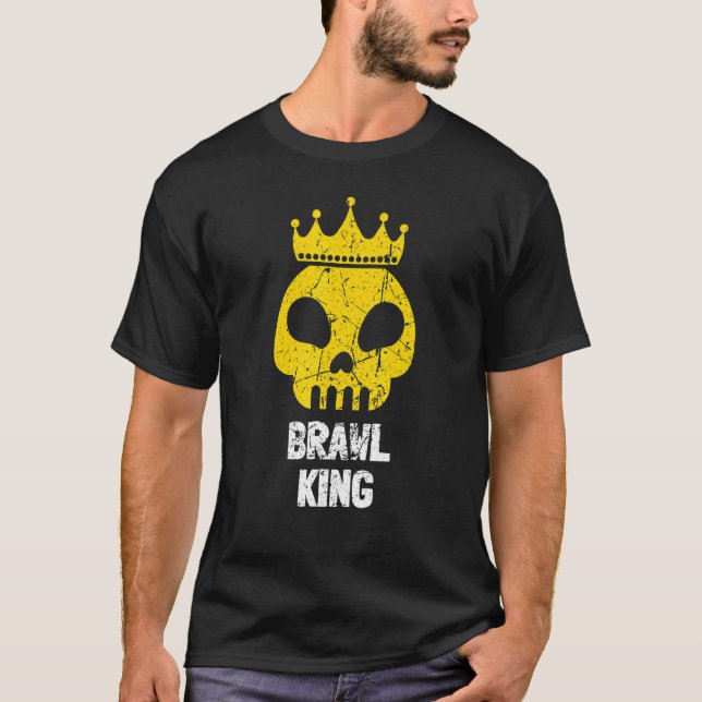 Camiseta Jogos de Jogador de Brawling King (Frente)