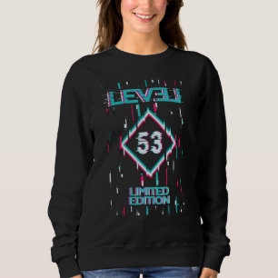 Camiseta Jogos de Nível Birthday 53 Anos Usados