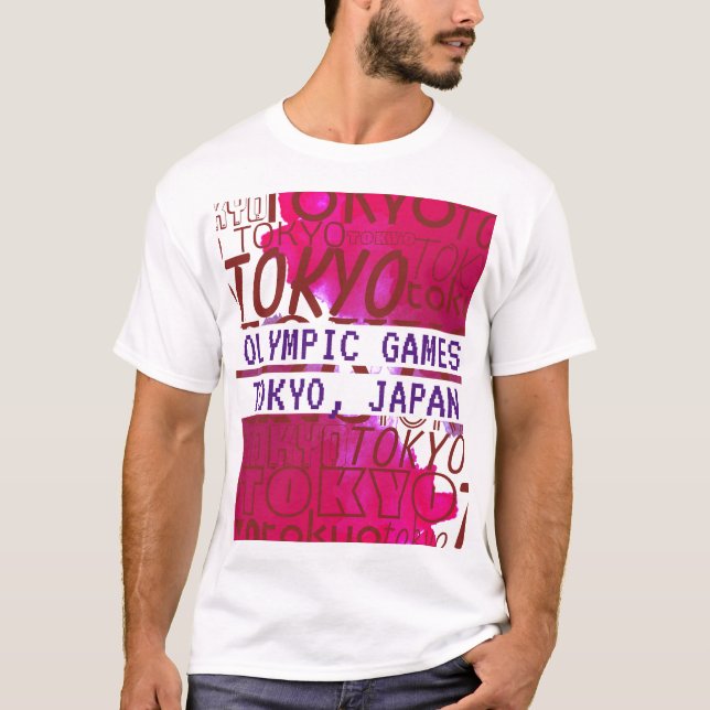 Camiseta Jogos de olimpiadas em Tóquio, Japão (Frente)