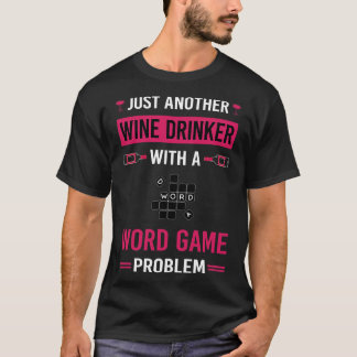 Camiseta Jogos de Palavras para Bebidas de Vinho
