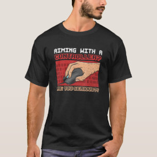 Camiseta Jogos De Pc Para Um Jogador De Computador