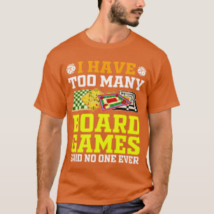 Camiseta Jogos de Tabuleiro Divertidos engraçados