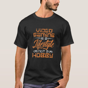Camiseta Jogos De Vídeo De Jogador São Um Estilo De Vida E