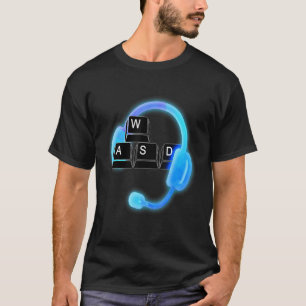 Camiseta Jogos De Vídeo Jogador De Pc