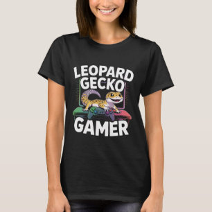 Camiseta Jogos de Vídeo Lindos Lagarto Réptil Lagartixa Leo