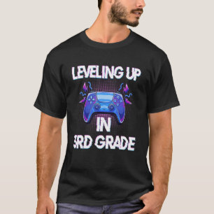 Camiseta Jogos de vídeo para estudantes nivelando em 3G