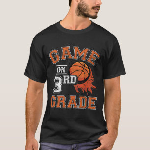 Camiseta Jogos Divertidos No 3º Ano De Basquete No 1º Dia D