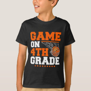 Camiseta Jogos Divertidos No Quarto Ano De Basquete No Prim