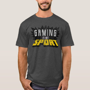 Camiseta Jogos É Meu Esporte Presente de Desenvolvedor de J