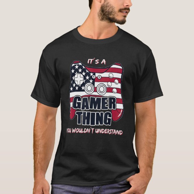 Camiseta Jogos É uma coisa de jogador que você não entender (Frente)