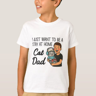 Camiseta Jogos Engraçados De Pai De Gato - Gamer Gamer Cat