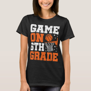 Camiseta Jogos Engraçados No Sexto Ano De Basquete No Prime