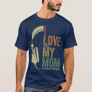 Camiseta Jogos Eu Amo Minha Mãe Video Games Menino Menina J