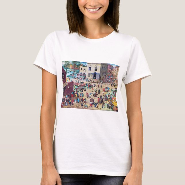 Camiseta Jogos Infantis, Pieter Bruegel (Frente)