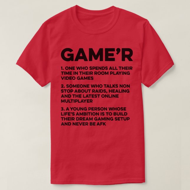 Camiseta Jogos Jogadores de Jogos Jogadores de Jogo de Defi (Frente do Design)