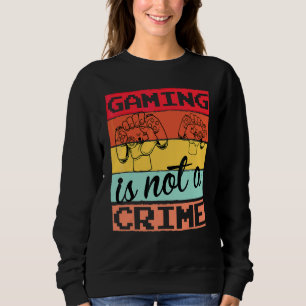 Camiseta Jogos Jogos Não É Um Crime Jogador Video Games