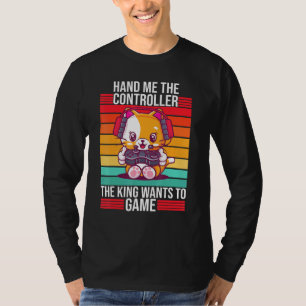 Camiseta Jogos Me Entreguem O Gam Do Console Do King Ps5