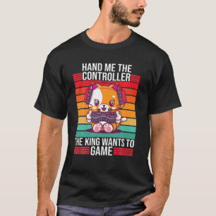 Camiseta Jogos Me Entreguem O Gamer Do Console Do Rei Do Co
