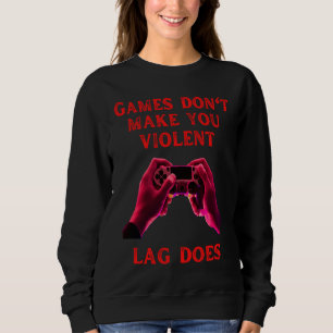 Camiseta jogos não fazem você travar doer ditado de gamer f