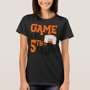 Camiseta Jogos No Quinto Ano De Basquete No Primeiro Dia Da