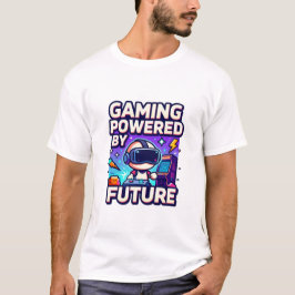 Camiseta Jogos Potencializados por Design VR Futurista