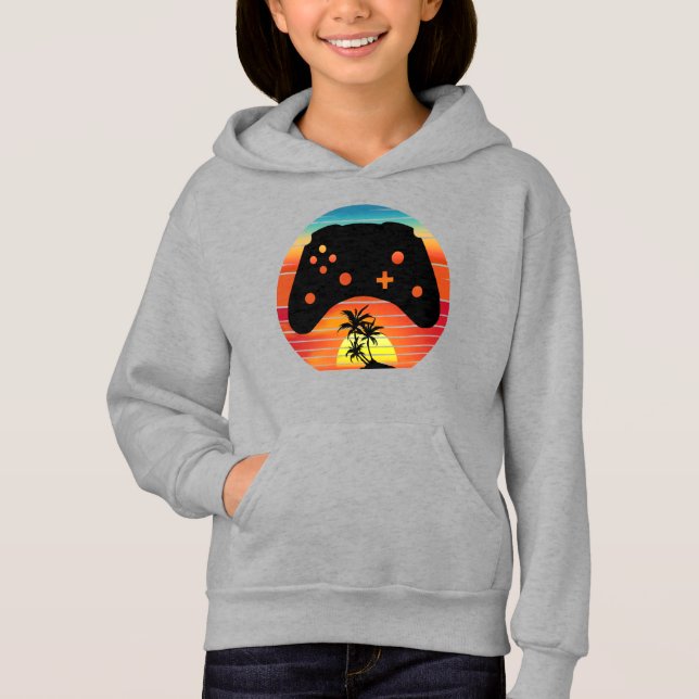 CAMISETA JOGOS RETRÔ PÔR DO SOL (Frente)