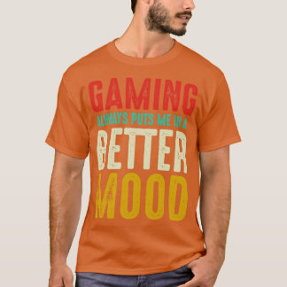 Camiseta Jogos sempre me deixam em melhor humor