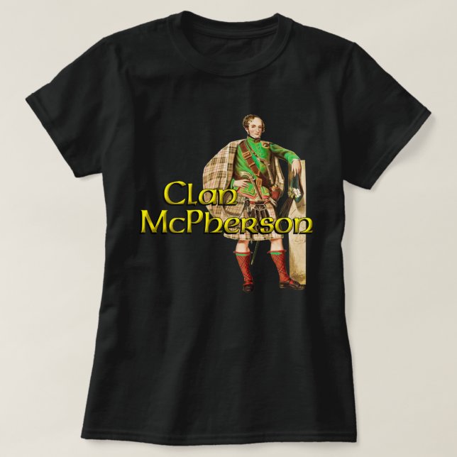 Camiseta Jogos Terrestres Clan MacPherson 2 (Frente do Design)