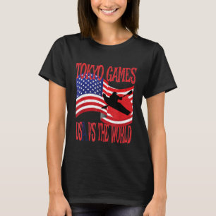 CAMISETA JOGOS TOKYO USA VS O MUNDO CANOA ROLING