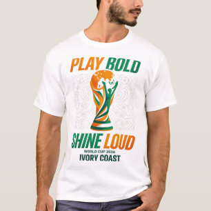 Camiseta Jogue com ousadia brilhe alto