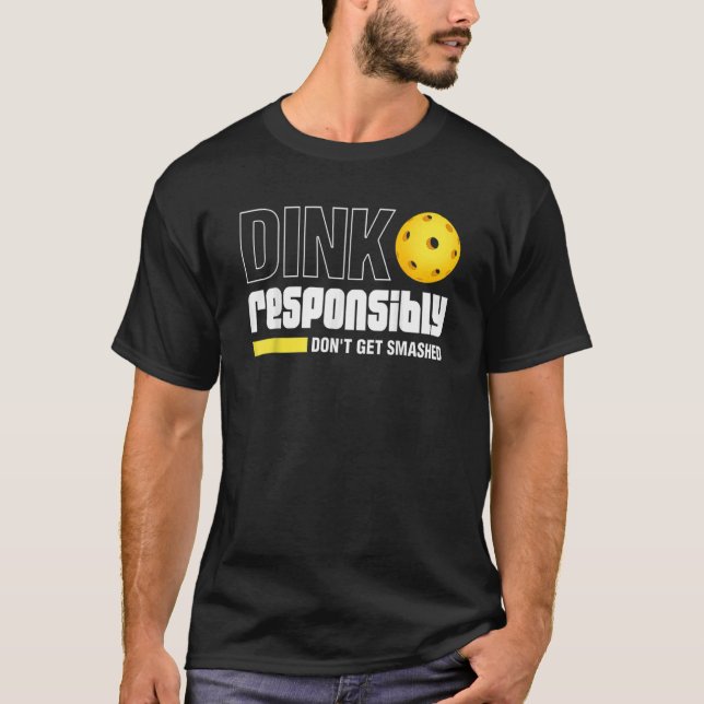 Camiseta Jogue com Responsabilidade Não Seja Esmagado Pickl (Frente)