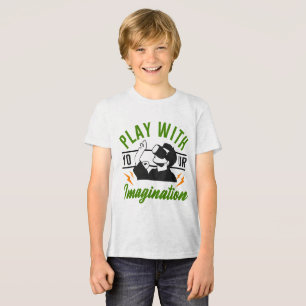 Camiseta Jogue com sua imaginação