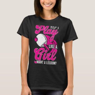Camiseta Jogue Como Uma Mesa Engraçada Para Uma Garota