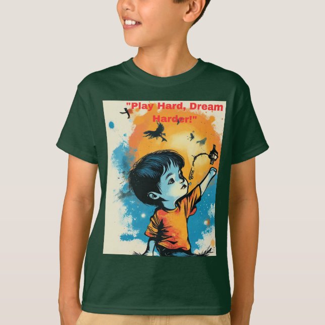 Camiseta "Jogue Duro, Sonhe Mais!" (Frente)