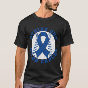 Camiseta Jogue fora o Baseball de Consciência do Cancer Ma