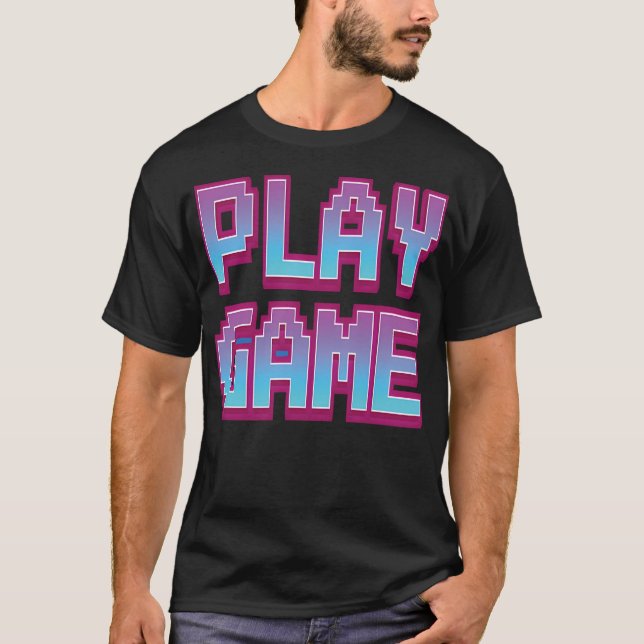 Camiseta Jogue Jogos. (Frente)