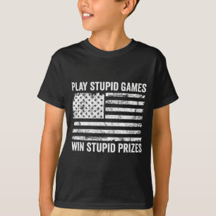 Camiseta Jogue Jogos de Stud Ganhe Prêmios de Stud - Bandei