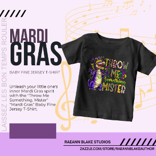 Camiseta "Jogue-me algo, senhor" Carnaval de Nova Orleans