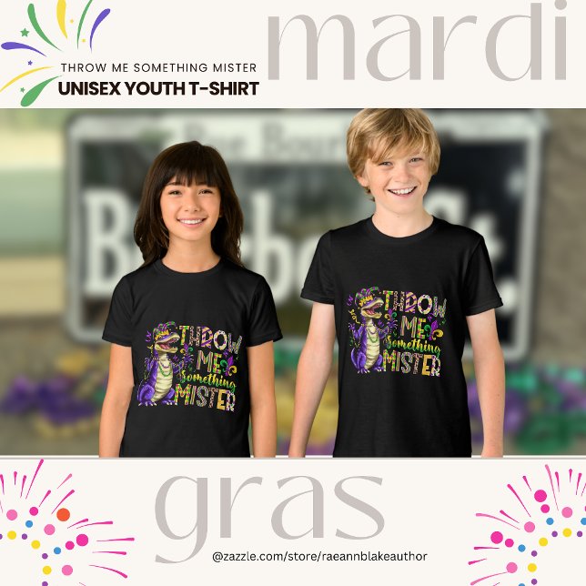 Camiseta "Jogue-Me Algo, Senhor" Mardi Gras Youth (Criador carregado)
