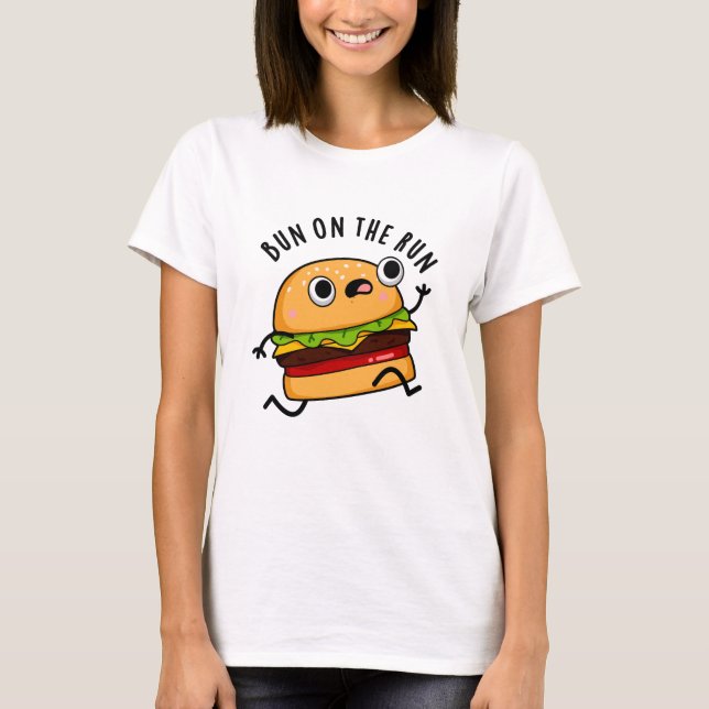 Camiseta Jogue O Burger Pun Engraçado (Frente)