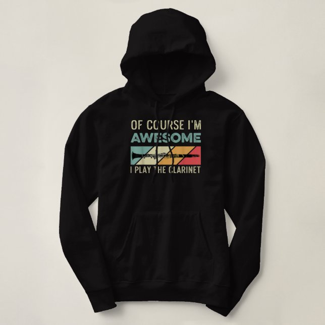 Camiseta Jogue o Clarinet Hobbyist1 (Frente do Design)
