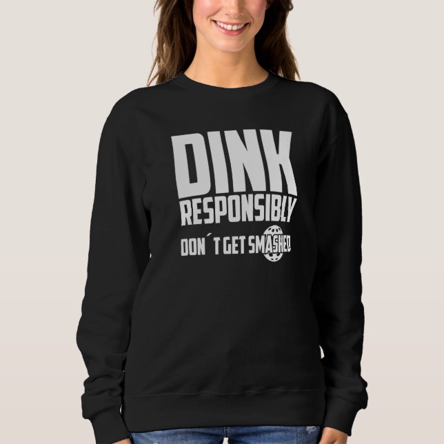 Camiseta Jogue Pickleball com Responsabilidade Não Seja Esm (Frente)