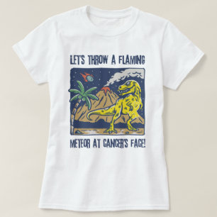 Camiseta Jogue Um Meteador Chanfrado No Cancer Da Infância